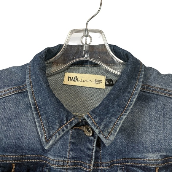 Twik, Blue Denim Jacket, Medium - Picture 3 of 7